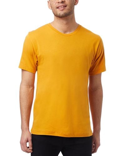 Alternative Apparel Short Sleeves Go-to T-shirt - Yellow