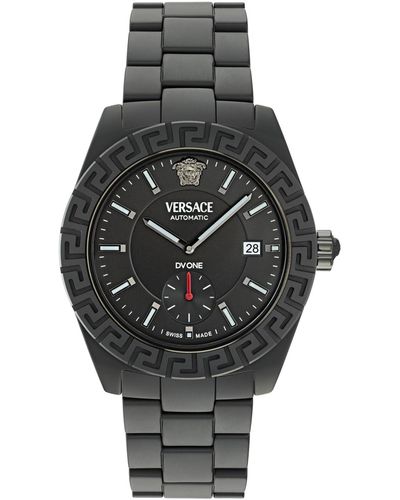Versace Swiss Automatic Matte Bracelet Watch 43mm - Gray