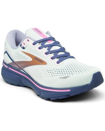 Brooks Ghost 15 Running Sneakers From Finish Line - Blue