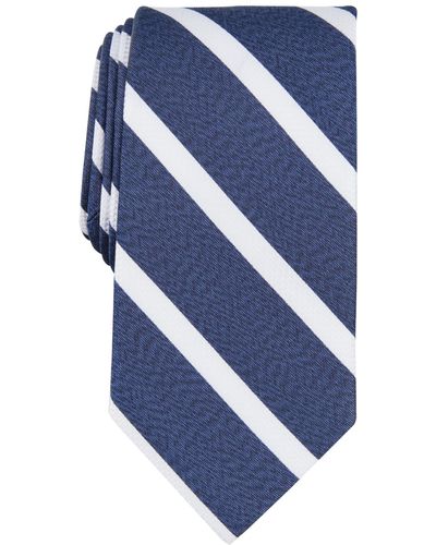 Michael Kors Bradon Stripe Tie - Blue