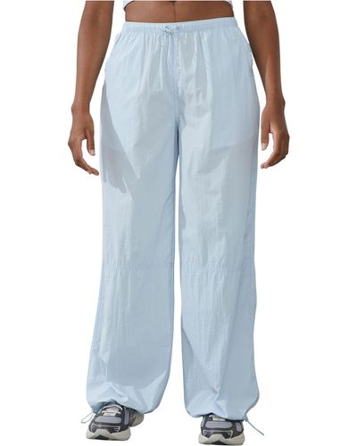 Cotton On Light Weight Parachute Pants - Blue