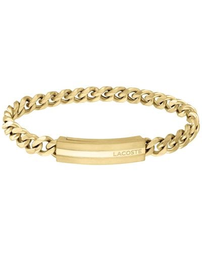 Lacoste Curb Chain Bracelet - Metallic