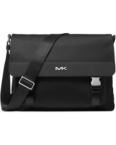 Michael Kors Cargo Mk Messenger Bag - Black