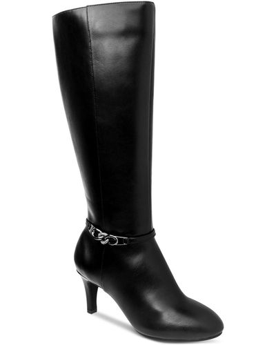 Karen Scott Hanna Wide-calf Dress Boots - Black