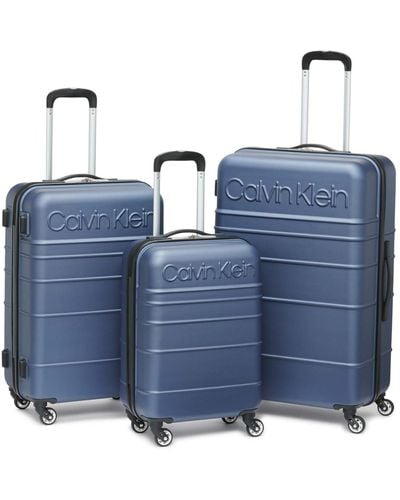 Calvin Klein Fillmore Hard Side luggage Set - Blue