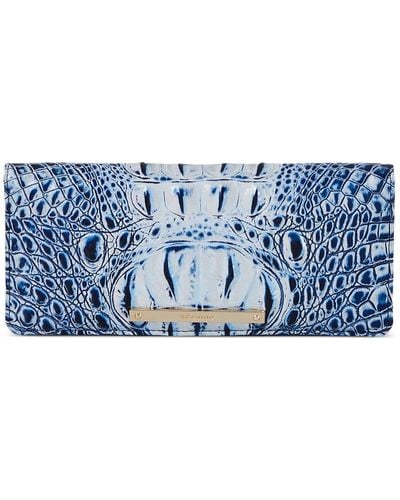 Brahmin Ady Leather Wallet - Blue