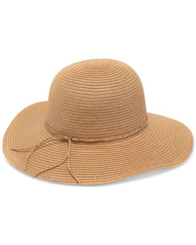 Style & Co. Packable Paper Floppy Hat - Natural
