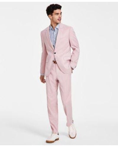HUGO By Boss Modern Fit Suit Separate - Pink