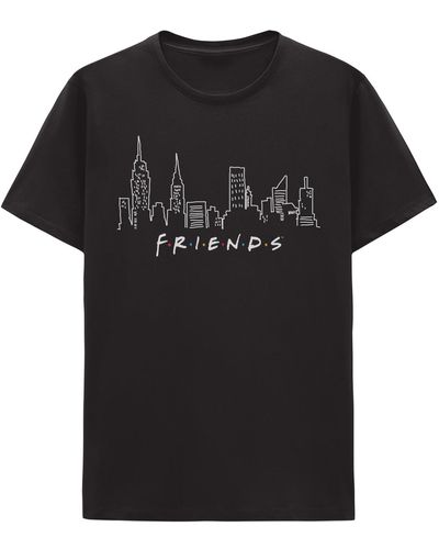 Hybrid Friend's New York City Short Sleeve T-shirt - Black