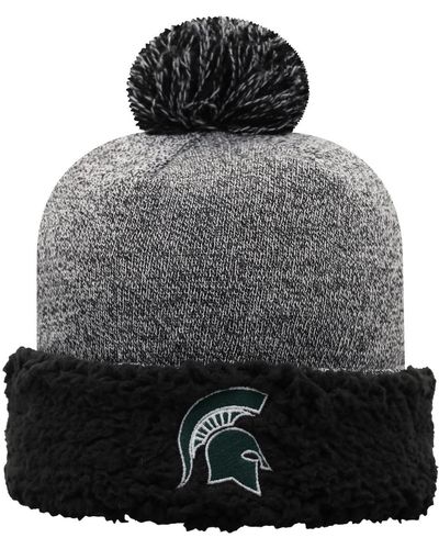 Top Of The World Michigan State Spartans Snug Cuffed Knit Hat - Gray