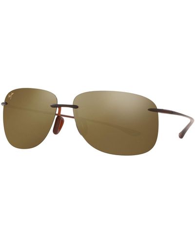 Maui Jim Hikina Polarized Sunglasses - Natural