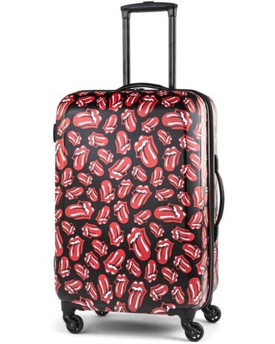 The Rolling Stones Ruby Tuesday 24" Spinner luggage - Red