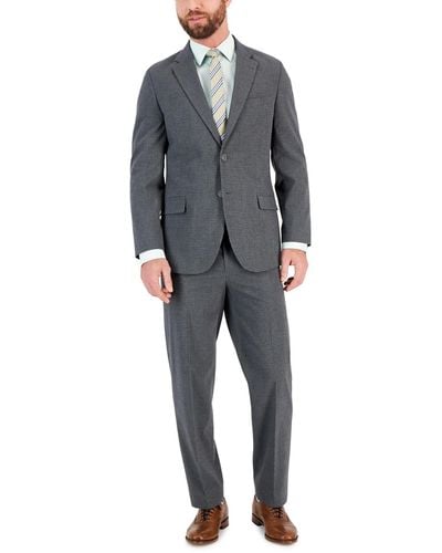 Nautica Modern-fit Bi-stretch Fall Suit - Gray
