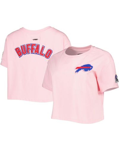 Pro Standard Buffalo Bills Cropped Boxy T-shirt - Pink