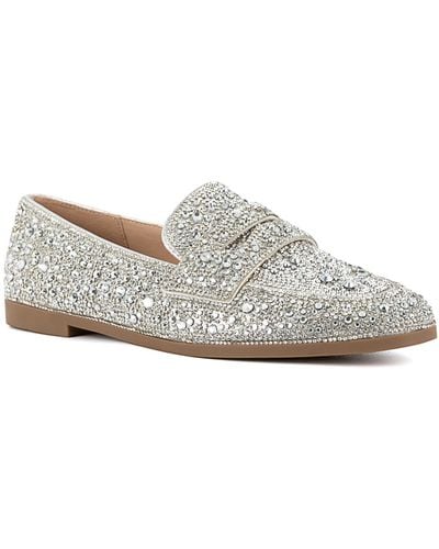 Juicy Couture Caviar 2 Embellished Loafer - White