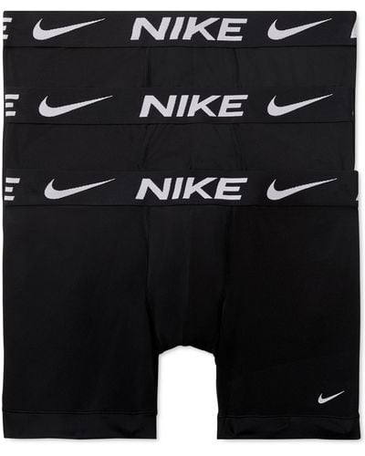Nike 3-pk. Dri-fit Essential Micro Boxer Briefs - Black