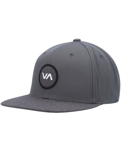 RVCA Va Patch Adjustable Snapback Hat - Gray