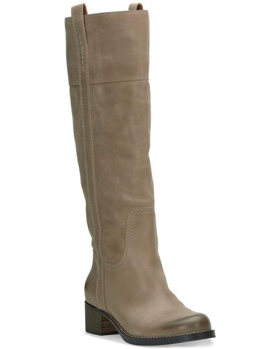 Lucky Brand Hybiscus Knee-high Wide-calf Riding Boots - Brown