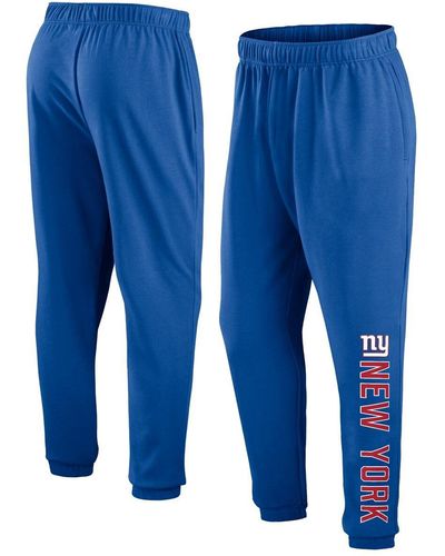 Fanatics New York Giants Big And Tall Chop Block Lounge Pants - Blue