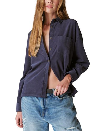 Lucky brand cheap corduroy shirt