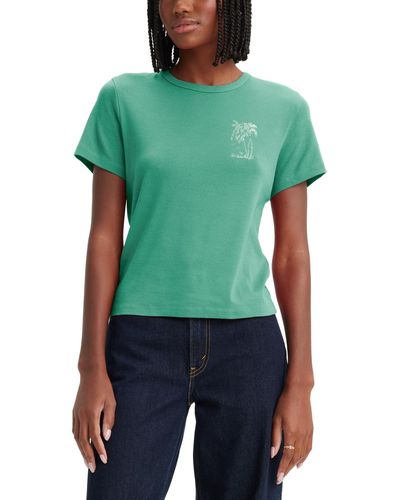 Levi's Graphic Rickie Cotton Short-sleeve T-shirt - Green