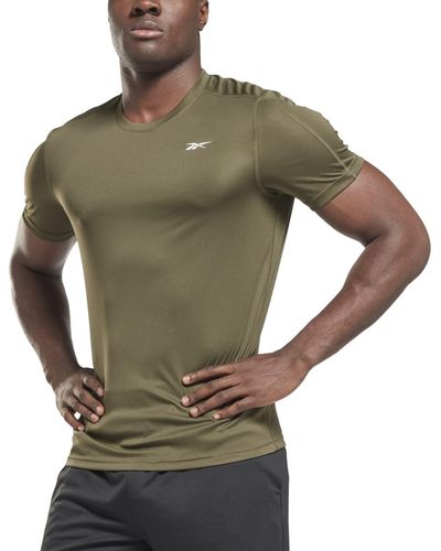 Reebok Training Moisture-wicking Tech T-shirt - Green