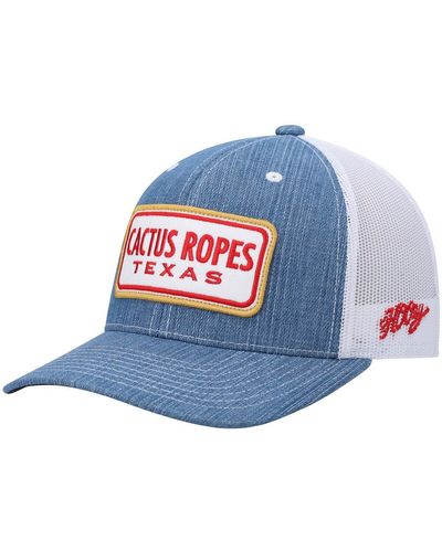 Hooey Cactus Ropes Snapback Hat - Blue