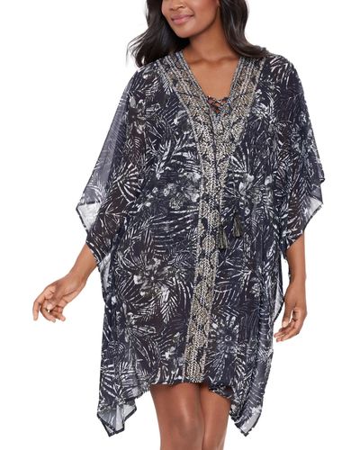 Miraclesuit Caftan Swim Cover-up - Blue