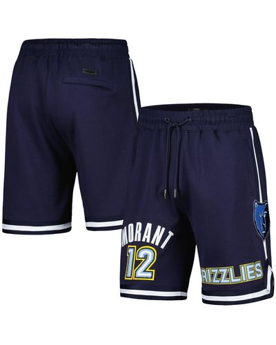 Pro Standard Ja Morant Memphis Grizzlies Player Name And Number Shorts - Blue