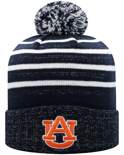 Top Of The World Auburn Tigers Shimmering Cuffed Knit Hat - Blue