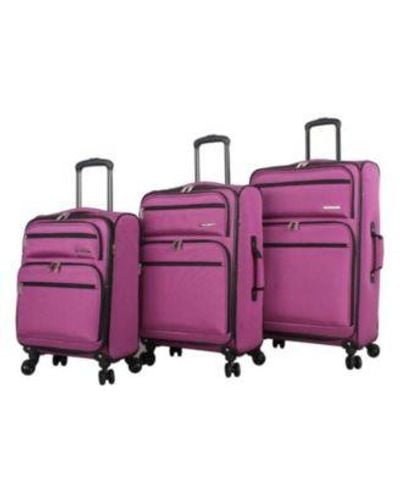 Steve Madden Lightning Softside luggage Collection - Purple
