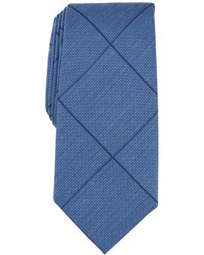 Alfani Amber Grid Tie - Blue