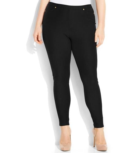 Michael Kors Michael Plus Size Rolled hem Skinny Jeans in White Lyst