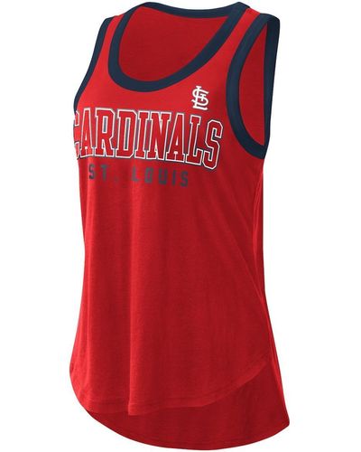 G-III 4Her by Carl Banks St. Louis Cardinals Clubhouse Tank Top - Red