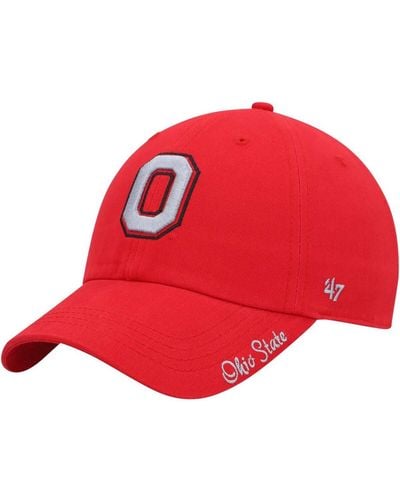 '47 Ohio State Buckeyes Miata Clean Up Adjustable Hat - Red