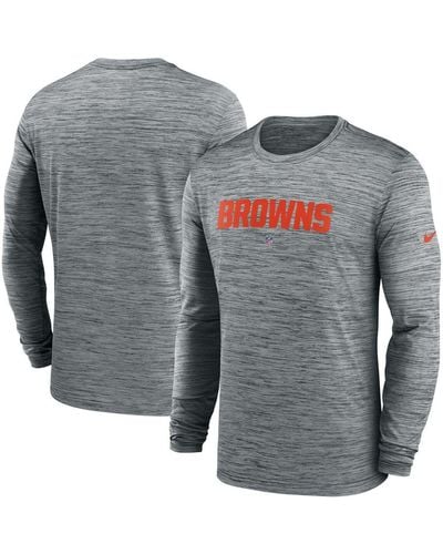 Nike Men's Team (NFL Cleveland Browns) T-Shirt in Grey, Size: Medium | NJFD06G93-052