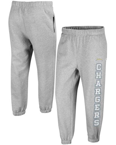 '47 Distressed Los Angeles Chargers Double Pro Harper jogger Sweatpants - Gray