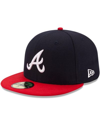 KTZ Atlanta Braves Authentic Collection 59fifty Fitted Cap - Blue