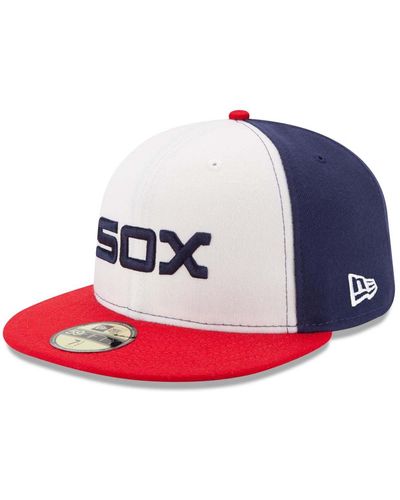 KTZ Chicago White Sox 59fifty Alternate White/navy Authentic Hat - Multicolor