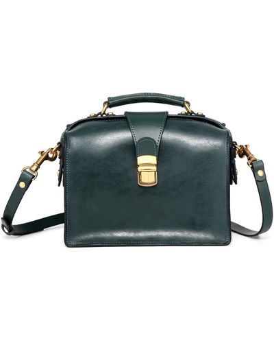 Old Trend Genuine Leather Doctor Transport Satchel Bag - Green