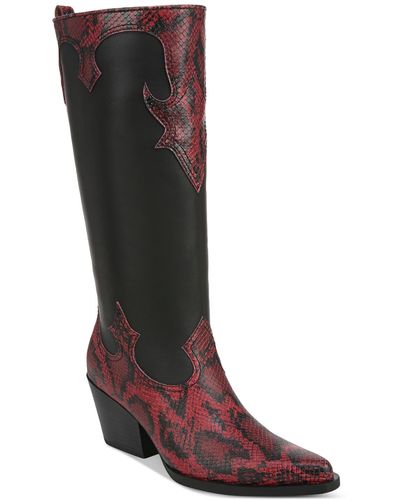 Zodiac Dawson Tall Western Boots - Red