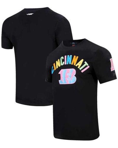 Pro Standard Cincinnati Bengals Neon Graphic T-shirt - Black
