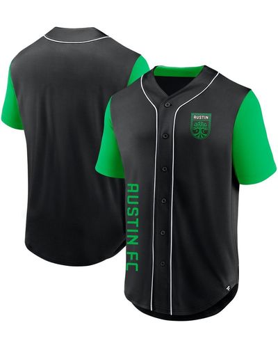 Fanatics Austin Fc Balance Fashion Baseball Jersey - Green