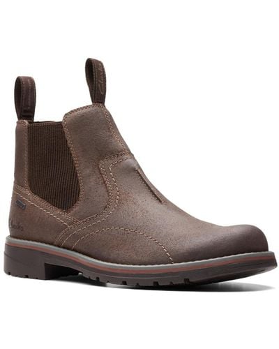 Clarks Collection Morris Easy Chelsea Boots - Brown