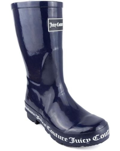 Juicy Couture Totally Logo Rainboots - Blue