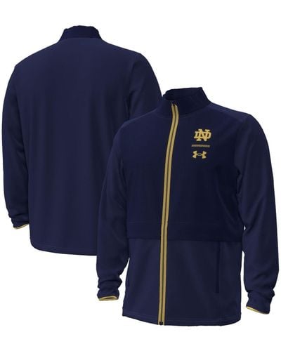 Under Armour Notre Dame Fighting Irish 2023 Aer Lingus College Football Classic Full-zip Jacket - Blue