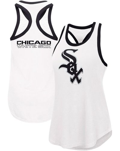 G-III 4Her by Carl Banks Chicago Sox Tater Tank Top - White