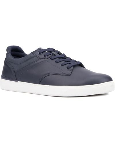 New York & Company Neriah Low Top Sneakers - Blue