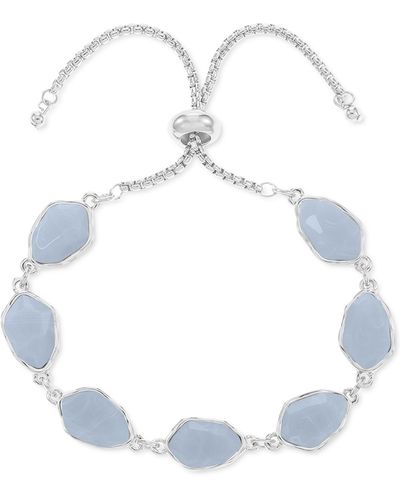 Style & Co. Colored Stone Slider Bracelet - Blue