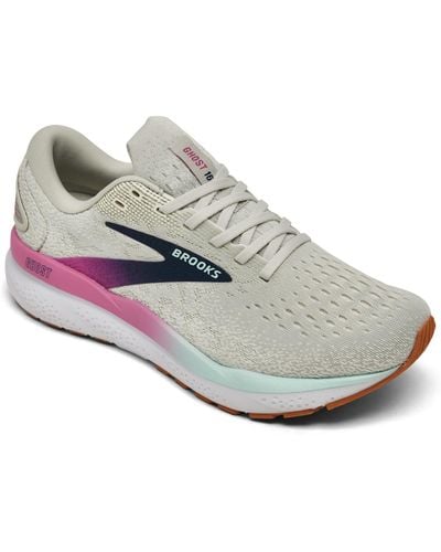 Brooks Ghost 16 Running Sneakers From Finish Line - Gray